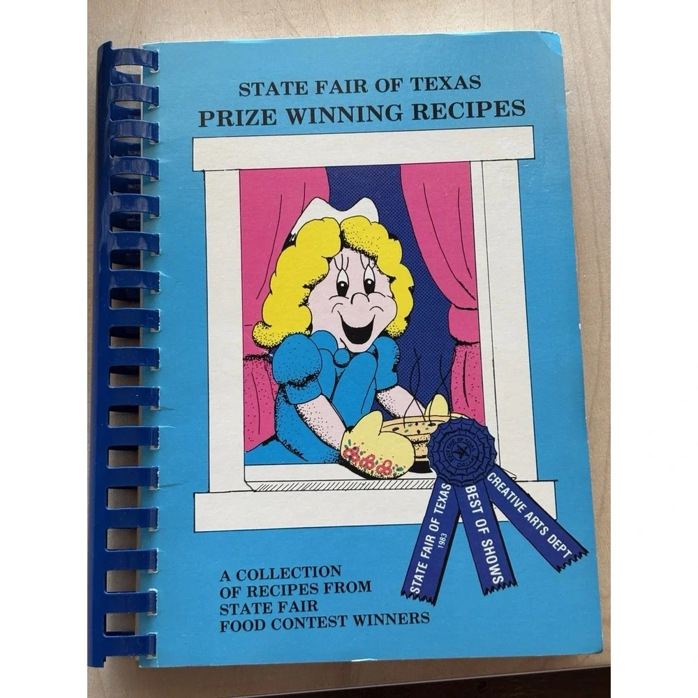 Vtg State Fair of Texas Cook Book LOT of 11 Recipe Collections 1981-1993 Spiral